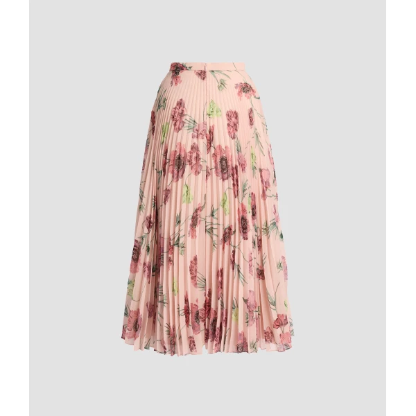 Erdem Floral Pleatable Voile Midi Skirt - Skirts - British Romantic Luxury at Luxury Shoes 