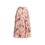 Erdem Floral Pleatable Voile Midi Skirt - Skirts - British Romantic Luxury at Luxury Shoes 