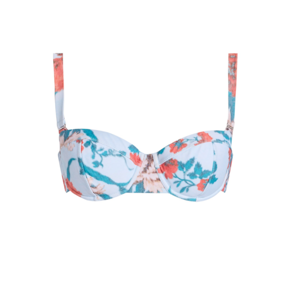 Erdem Floral Print Bikini Top
