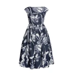 Erdem Floral Print Cotton Faille Sleeveless Midi Dress - Dresses - British Romantic Luxury at Luxury Shoes 