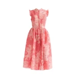 Erdem Floral Print Cotton Fit And Flared Midi Dress - Dresses - British Romantic Luxury at Luxury Shoes 