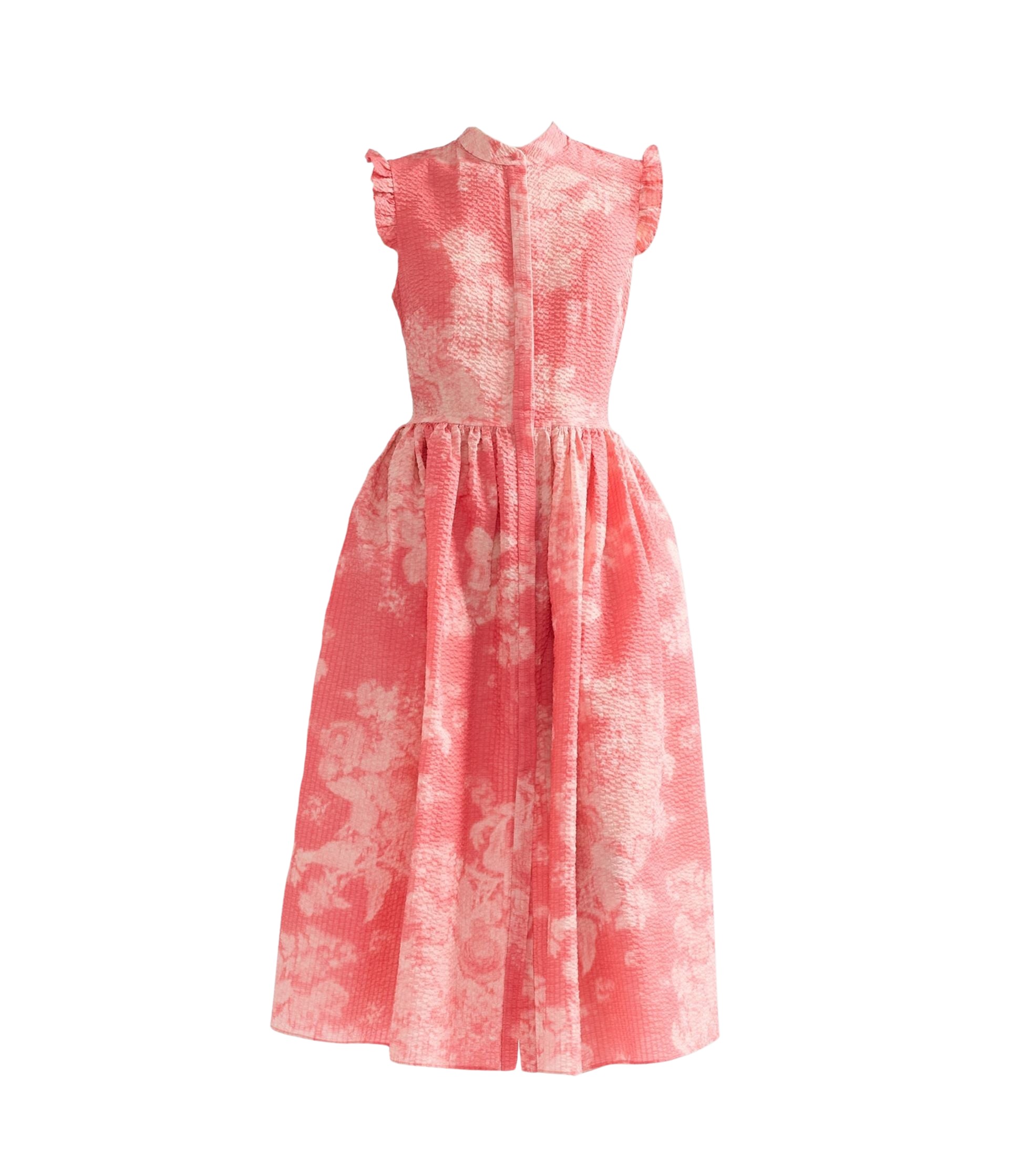 Erdem Floral Print Cotton Fit And Flared Midi Dress - Dresses - British Romantic Luxury at Luxury Shoes 