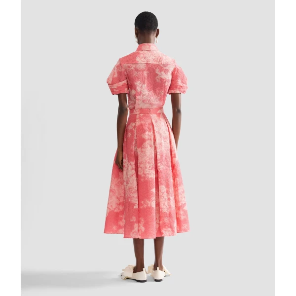 Erdem Floral Print Cotton Short Sleeve Shirt - Tops - British Romantic Luxury at Luxury Shoes 