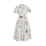 Erdem Floral Print Cotton Midi Shirt Dress - Dresses - British Romantic Luxury at Luxury Shoes 