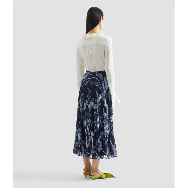 Erdem Floral Print Crepe De Chine Long Sleeve Shirt - Tops - British Romantic Luxury at Luxury Shoes 