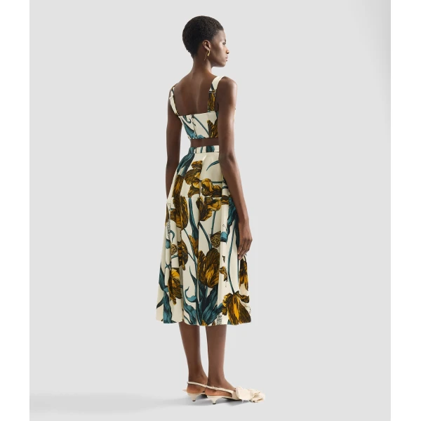 Erdem Floral Print Duchess Bra Top - Tops - British Romantic Luxury at Luxury Shoes 