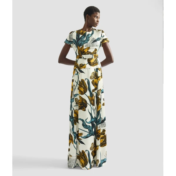 Erdem Floral Print Duchess Gown - Dresses - British Romantic Luxury at Luxury Shoes 
