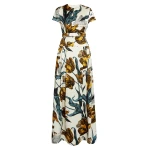 Erdem Floral Print Duchess Gown - Dresses - British Romantic Luxury at Luxury Shoes 