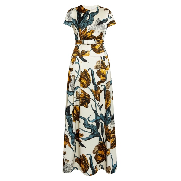 Erdem Floral Print Duchess Gown - Dresses - British Romantic Luxury at Luxury Shoes 
