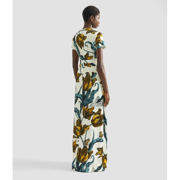 Erdem Floral Print Duchess Gown - Dresses - British Romantic Luxury at Luxury Shoes 