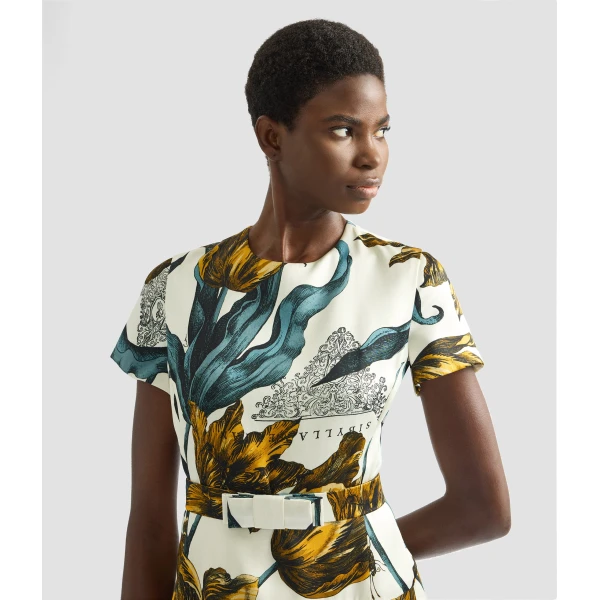 Erdem Floral Print Duchess Gown - Dresses - British Romantic Luxury at Luxury Shoes 
