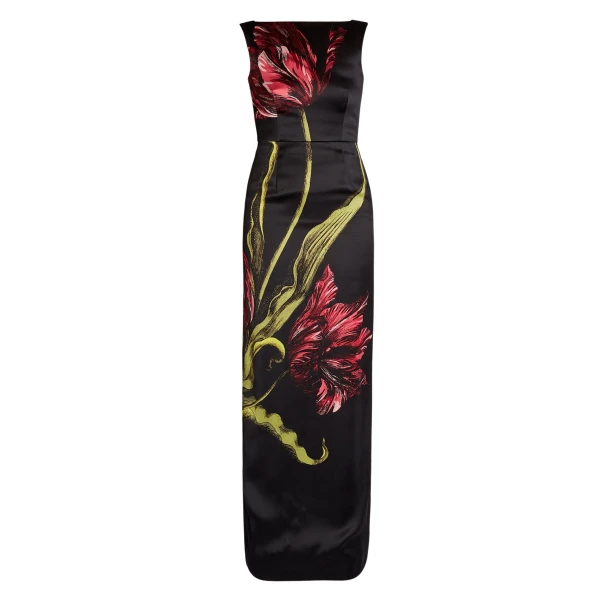 Erdem Floral Print Duchess Gown - Dresses - British Romantic Luxury at Luxury Shoes 