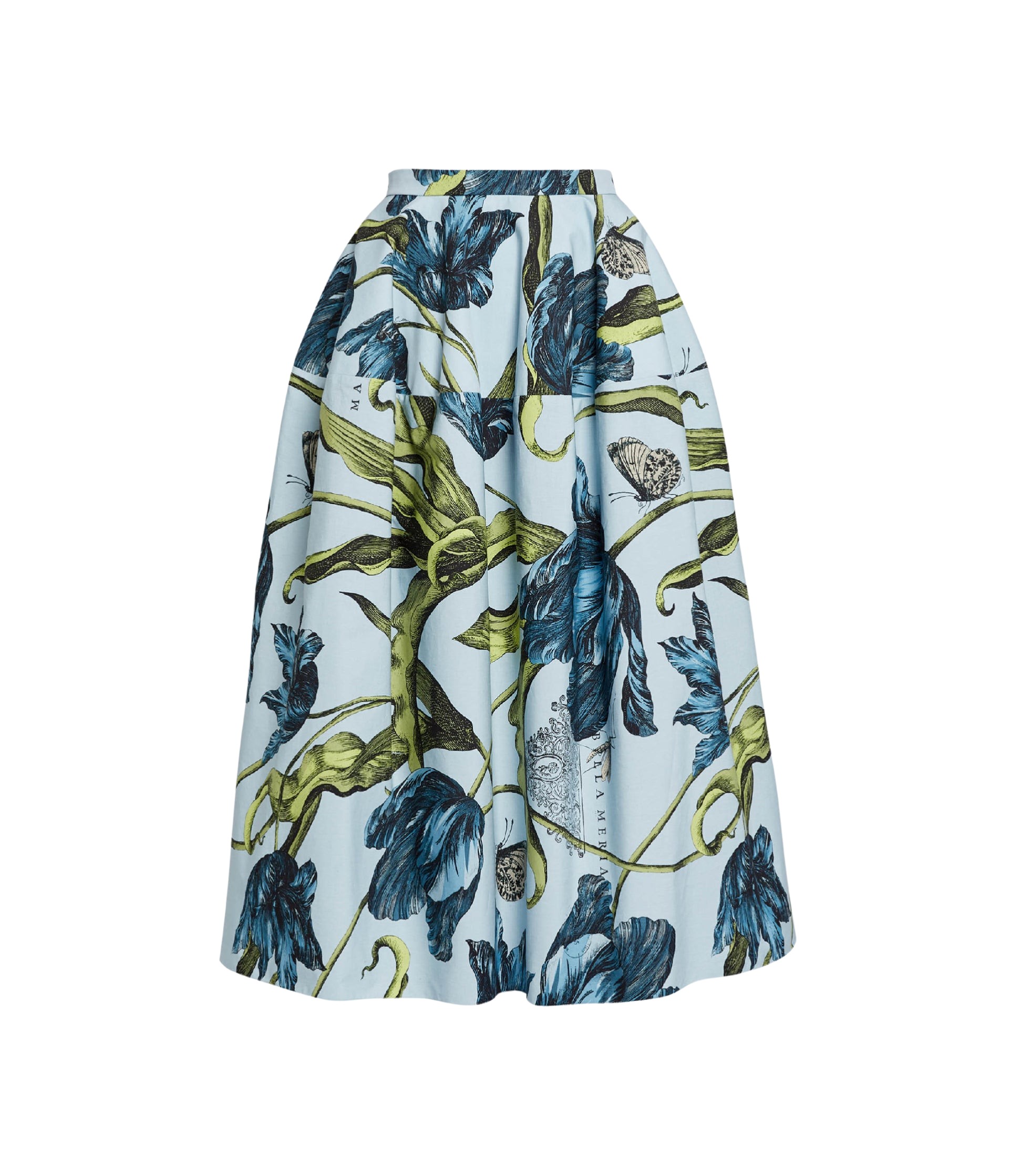 Erdem Floral Print Full Midi Skirt - Skirts - British Romantic Luxury at Luxury Shoes 