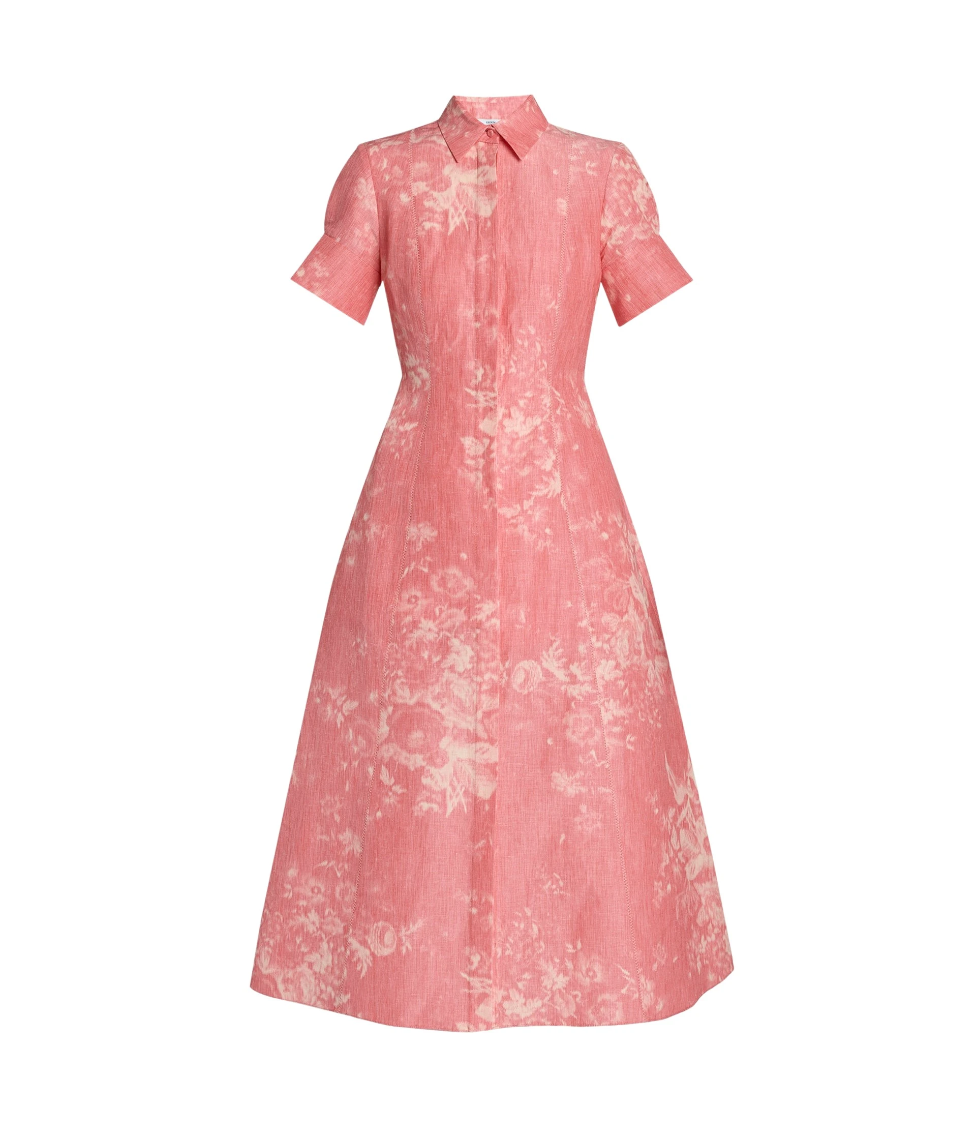 Erdem-Floral-Print-Linen-Chine-Midi-Shirt-Dress-coveti68810_nobg Erdem Floral Print Linen Chine Midi Shirt Dress - Dresses - British Romantic Luxury at Luxury Shoes