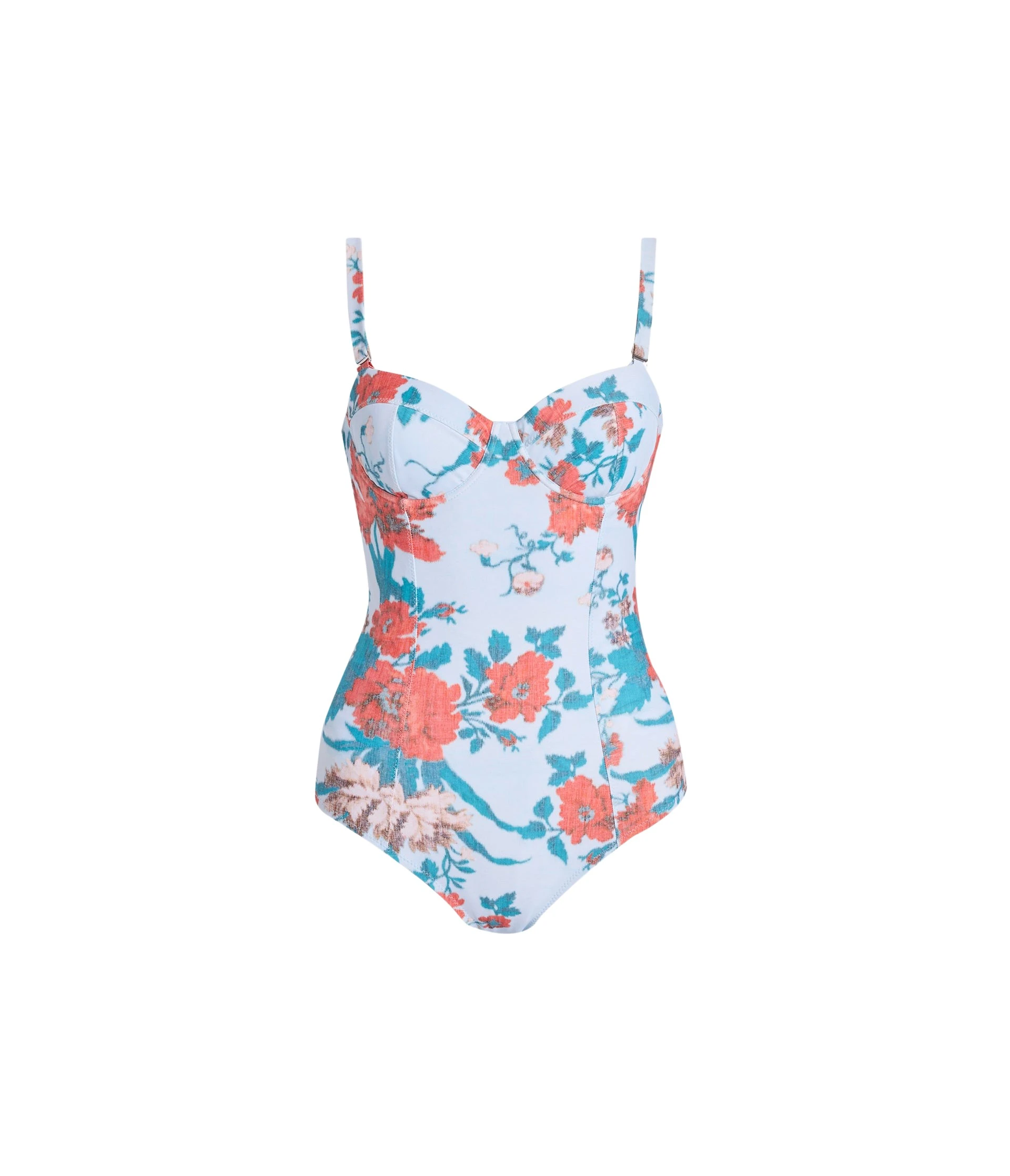 Erdem-Floral-Print-One-Piece-Swimsuit-coveti93649_nobg Erdem Floral Print One Piece Swimsuit - Beachwear - British Romantic Luxury at Luxury Shoes