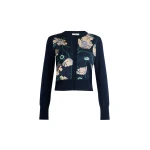 Erdem-Floral-Print-Panel-Cropped-Cardigan-coveti-195536_nobg Erdem Floral Print Panel Cropped Cardigan - Knitwear - British Romantic Luxury at Luxury Shoes