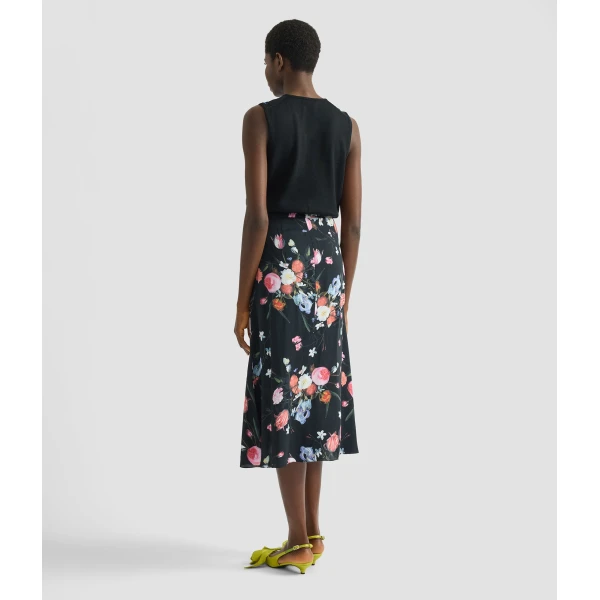 Erdem Floral Print Panel Sleeveless Jumper - Knitwear - British Romantic Luxury at Luxury Shoes 