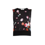 Erdem Floral Print Panel Sleeveless Jumper - Knitwear - British Romantic Luxury at Luxury Shoes 