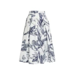 Erdem Floral Print Pleated Midi Skirt - Skirts - British Romantic Luxury at Luxury Shoes 