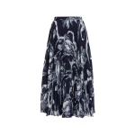 Erdem Floral Print Pleated Voile Midi Skirt - Skirts - British Romantic Luxury at Luxury Shoes 