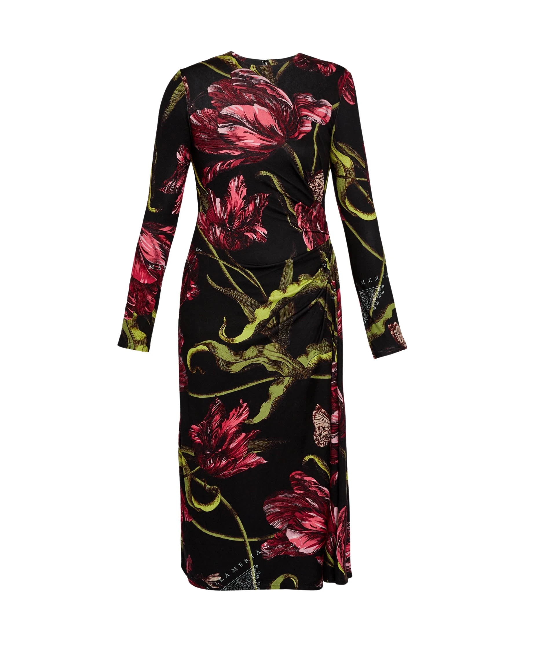 Erdem-Floral-Print-Ponte-Jersey-Long-Sleeve-Midi-Dress-coveti-241199_nobg Erdem Floral Print Ponte Jersey Long Sleeve Midi Dress - Dresses - British Romantic Luxury at Luxury Shoes