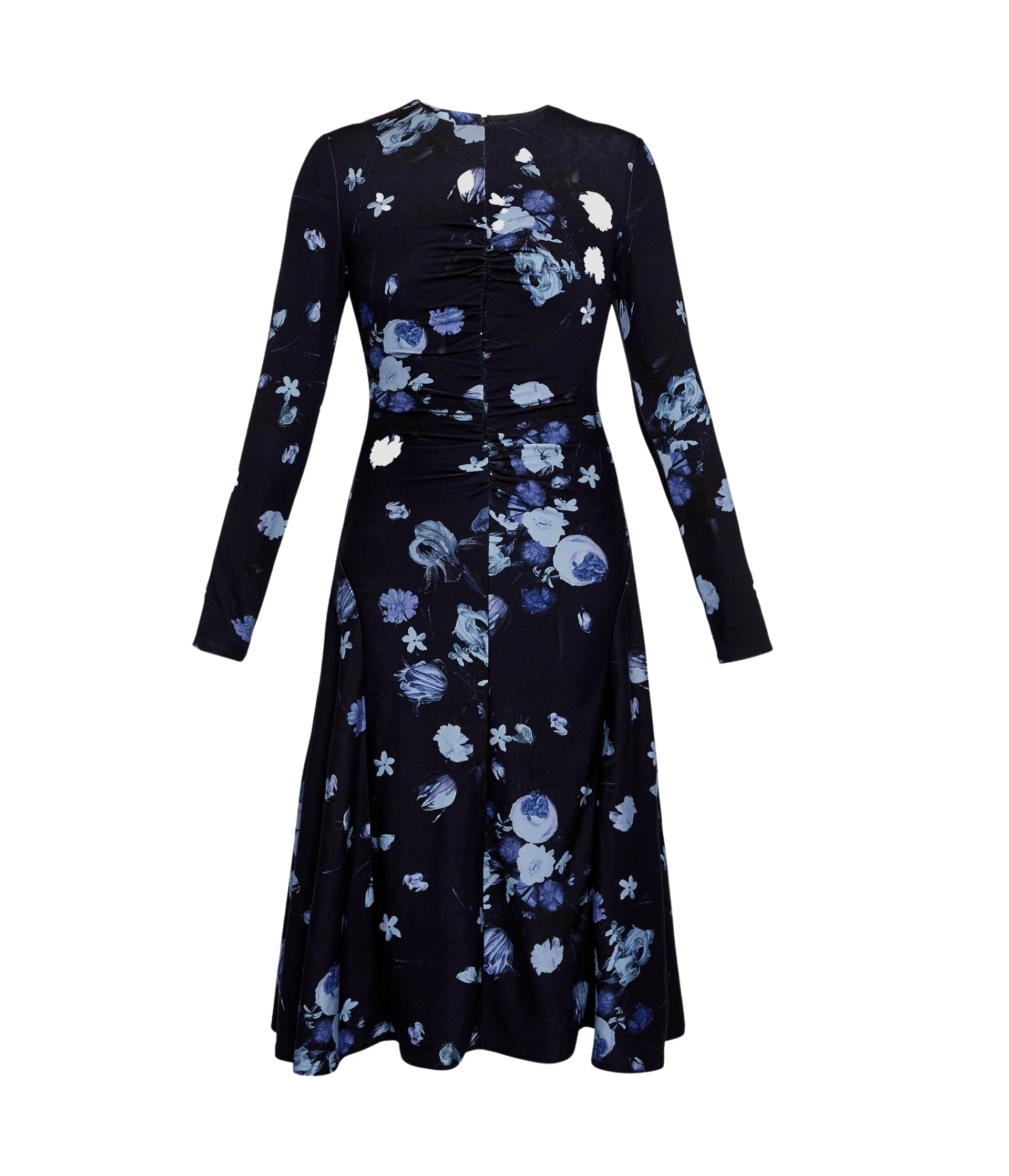 Erdem-Floral-Print-Ponte-Jersey-Long-Sleeve-Midi-Dress-coveti22146_nobg Erdem Floral Print Ponte Jersey Long Sleeve Midi Dress - Dresses - British Romantic Luxury at Luxury Shoes