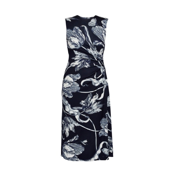 Erdem Floral Print Ponte Jersey Sleeveless Midi Dress - Dresses - British Romantic Luxury at Luxury Shoes 