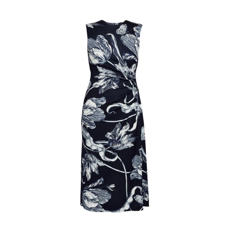 Erdem Floral Print Ponte Jersey Sleeveless Midi Dress - Dresses - British Romantic Luxury at Luxury Shoes 
