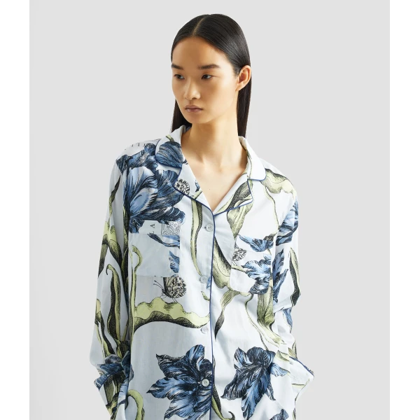 Erdem Floral Print Pyjama Set - Loungewear - British Romantic Luxury at Luxury Shoes 
