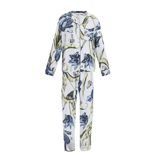 Erdem Floral Print Pyjama Set - Loungewear - British Romantic Luxury at Luxury Shoes 
