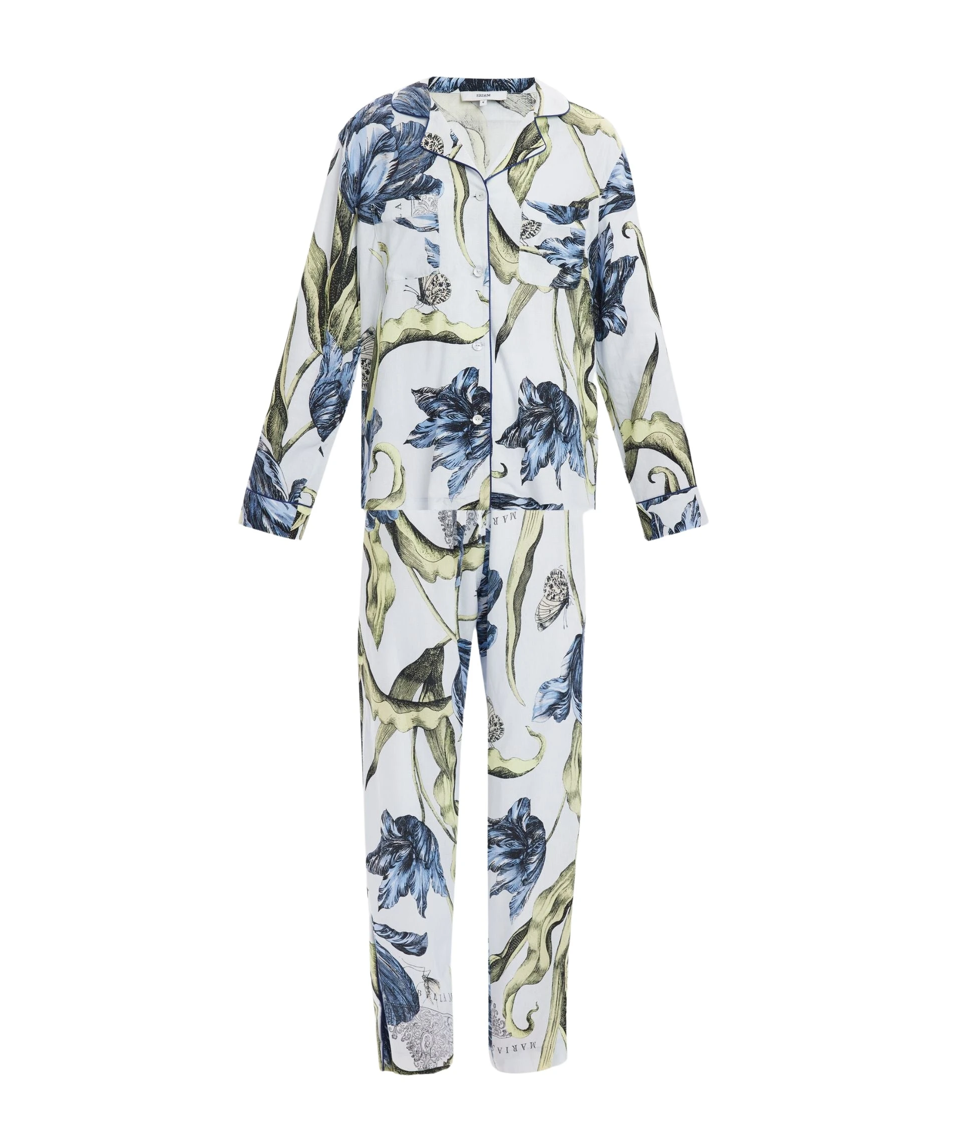 Erdem-Floral-Print-Pyjama-Set-coveti41952_nobg Erdem Floral Print Pyjama Set - Loungewear - British Romantic Luxury at Luxury Shoes