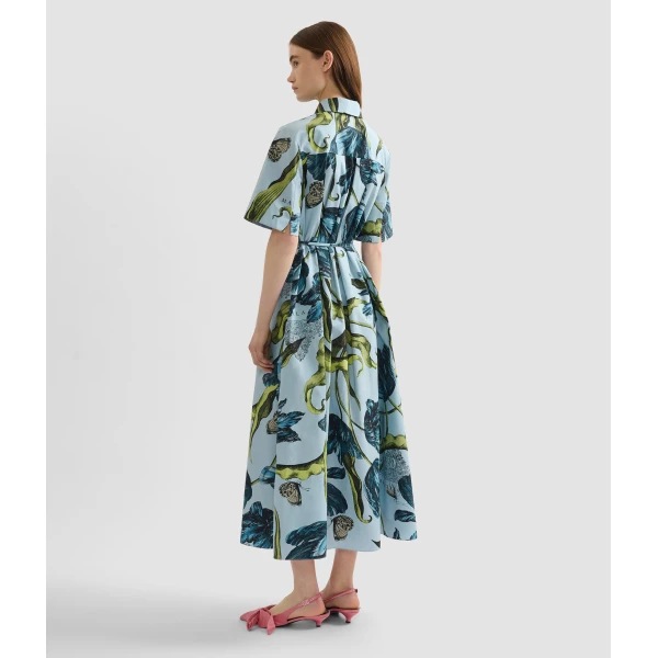 Erdem Floral Print Shirt Dress - Dresses - British Romantic Luxury at Luxury Shoes 
