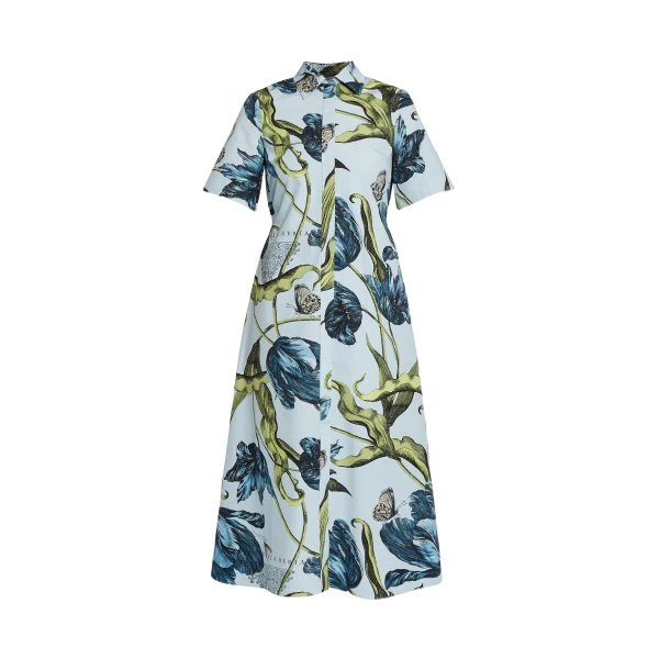 Erdem Floral Print Shirt Dress - Dresses - British Romantic Luxury at Luxury Shoes 
