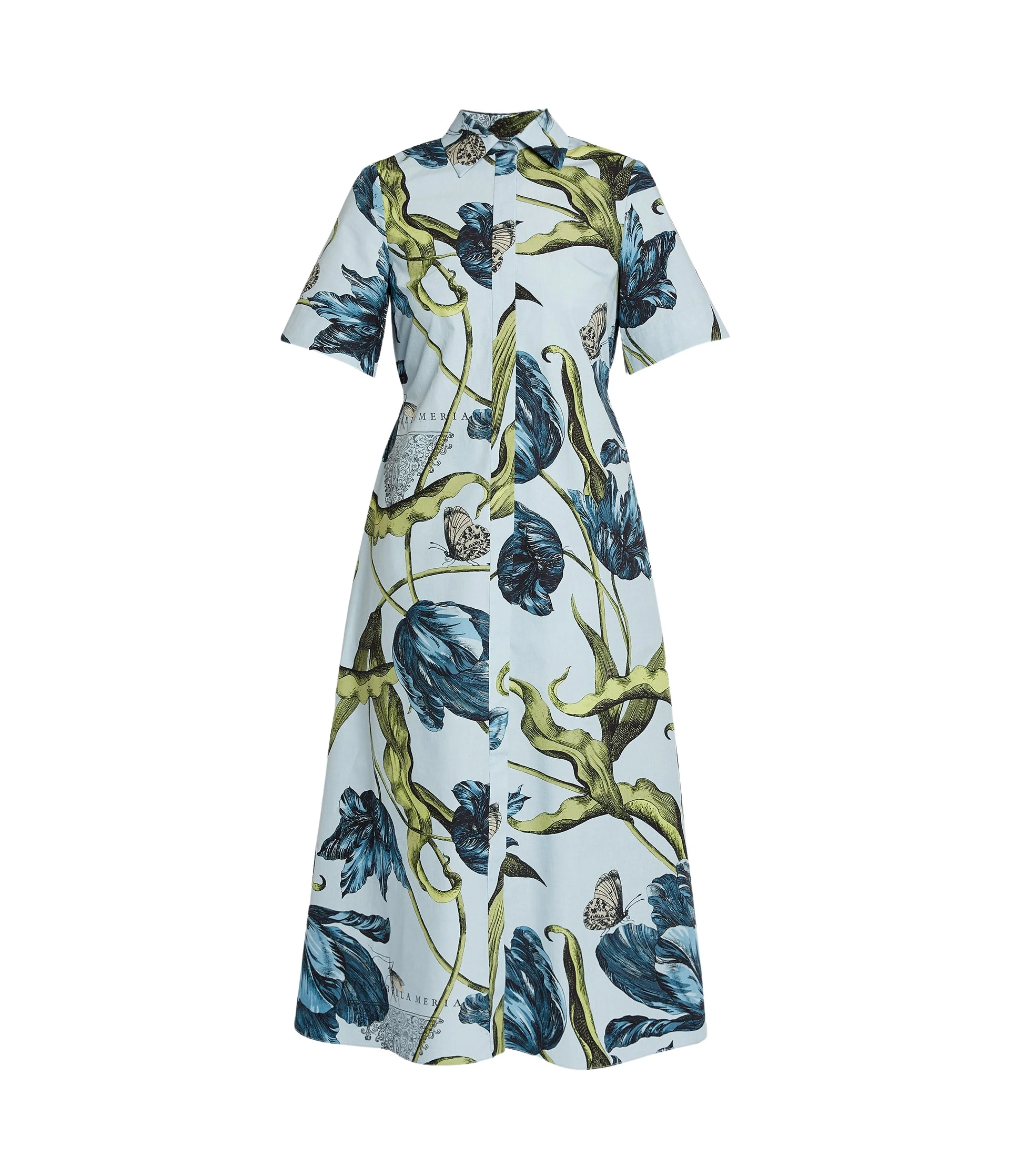 Erdem-Floral-Print-Shirt-Dress-coveti92211_nobg Erdem Floral Print Shirt Dress - Dresses - British Romantic Luxury at Luxury Shoes