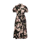 Erdem Floral Print Short Sleeve Midi Dress - Dresses - British Romantic Luxury at Luxury Shoes 