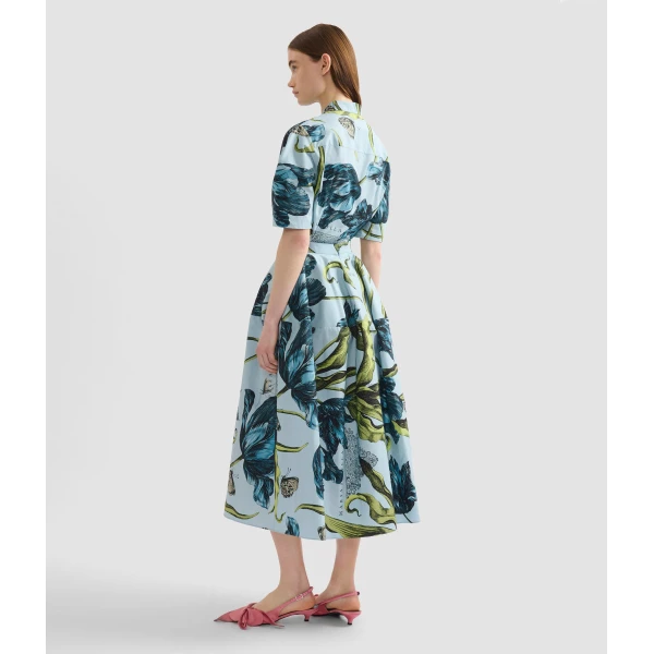 Erdem Floral Print Short Sleeve Shirt - Tops - British Romantic Luxury at Luxury Shoes 