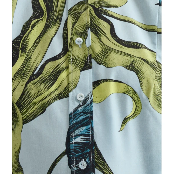 Erdem Floral Print Short Sleeve Shirt - Tops - British Romantic Luxury at Luxury Shoes 
