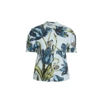 Erdem Floral Print Short Sleeve Shirt - Tops - British Romantic Luxury at Luxury Shoes 