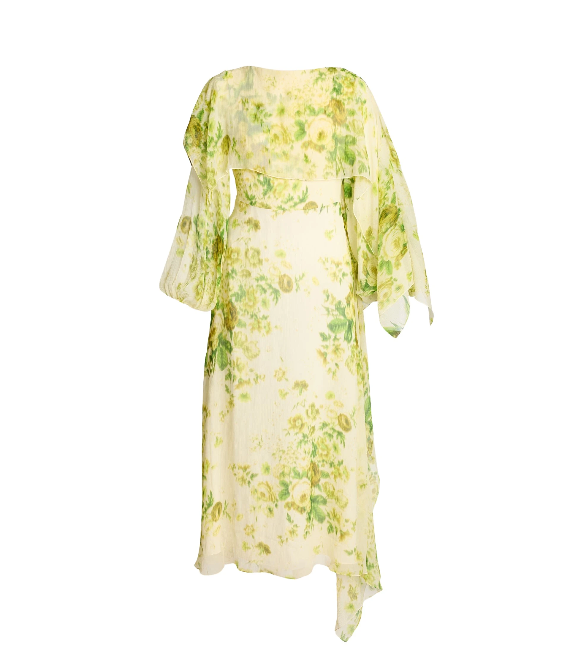 Erdem-Floral-Print-Silk-Creponne-Draped-Midi-Dress-coveti37649_nobg Erdem Floral Print Silk Creponne Draped Midi Dress - Dresses - British Romantic Luxury at Luxury Shoes