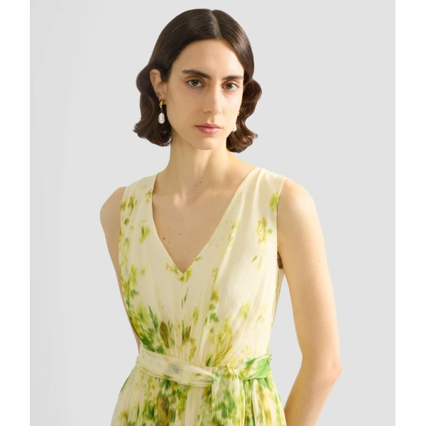 Erdem Floral Print Silk Creponne Sleeveless Gown - Dresses - British Romantic Luxury at Luxury Shoes 