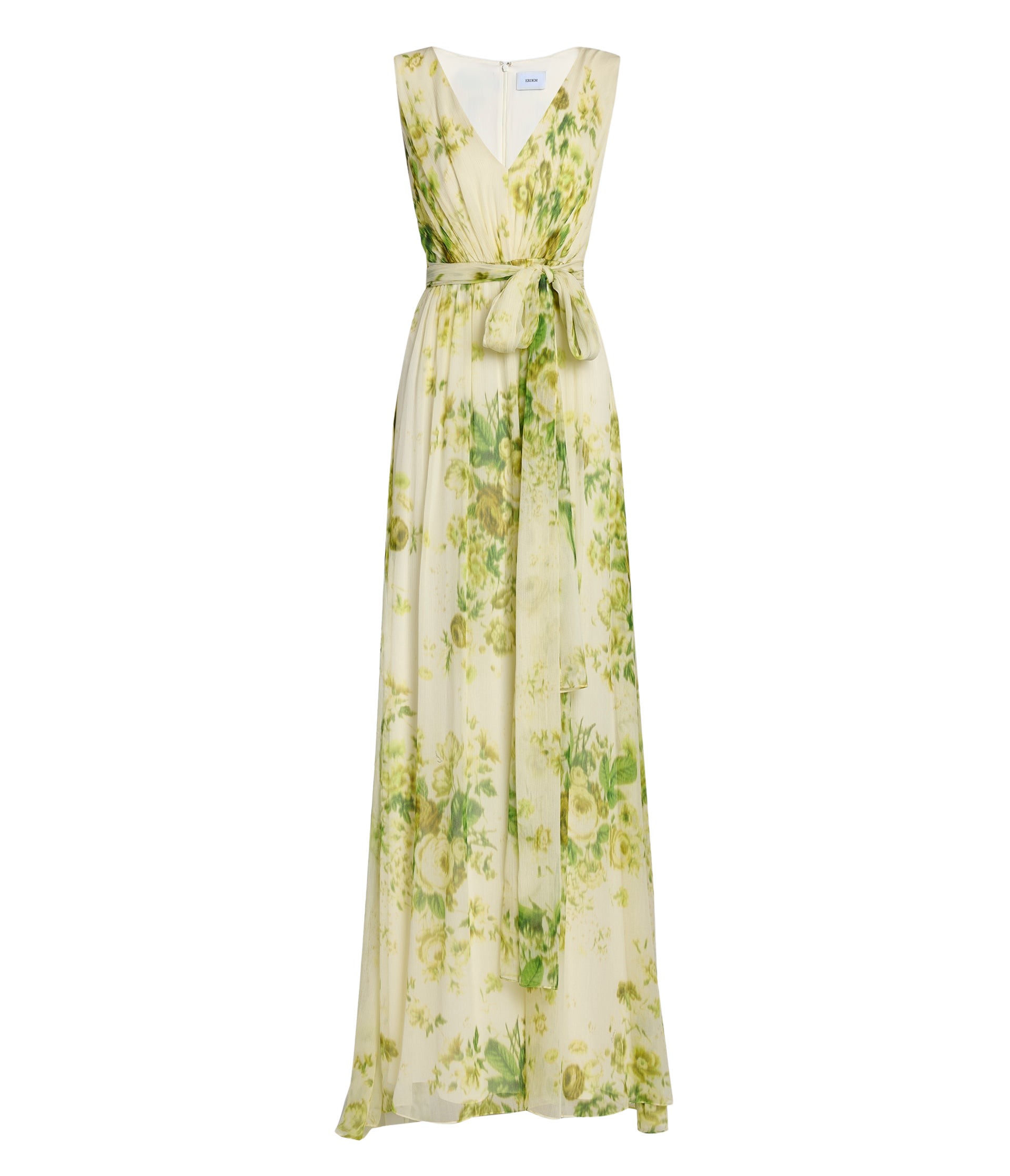 Erdem Floral Print Silk Creponne Sleeveless Gown - Dresses - British Romantic Luxury at Luxury Shoes 