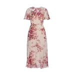 Erdem Floral Print Silk Voile Fit And Flared Midi Dress - Dresses - British Romantic Luxury at Luxury Shoes 