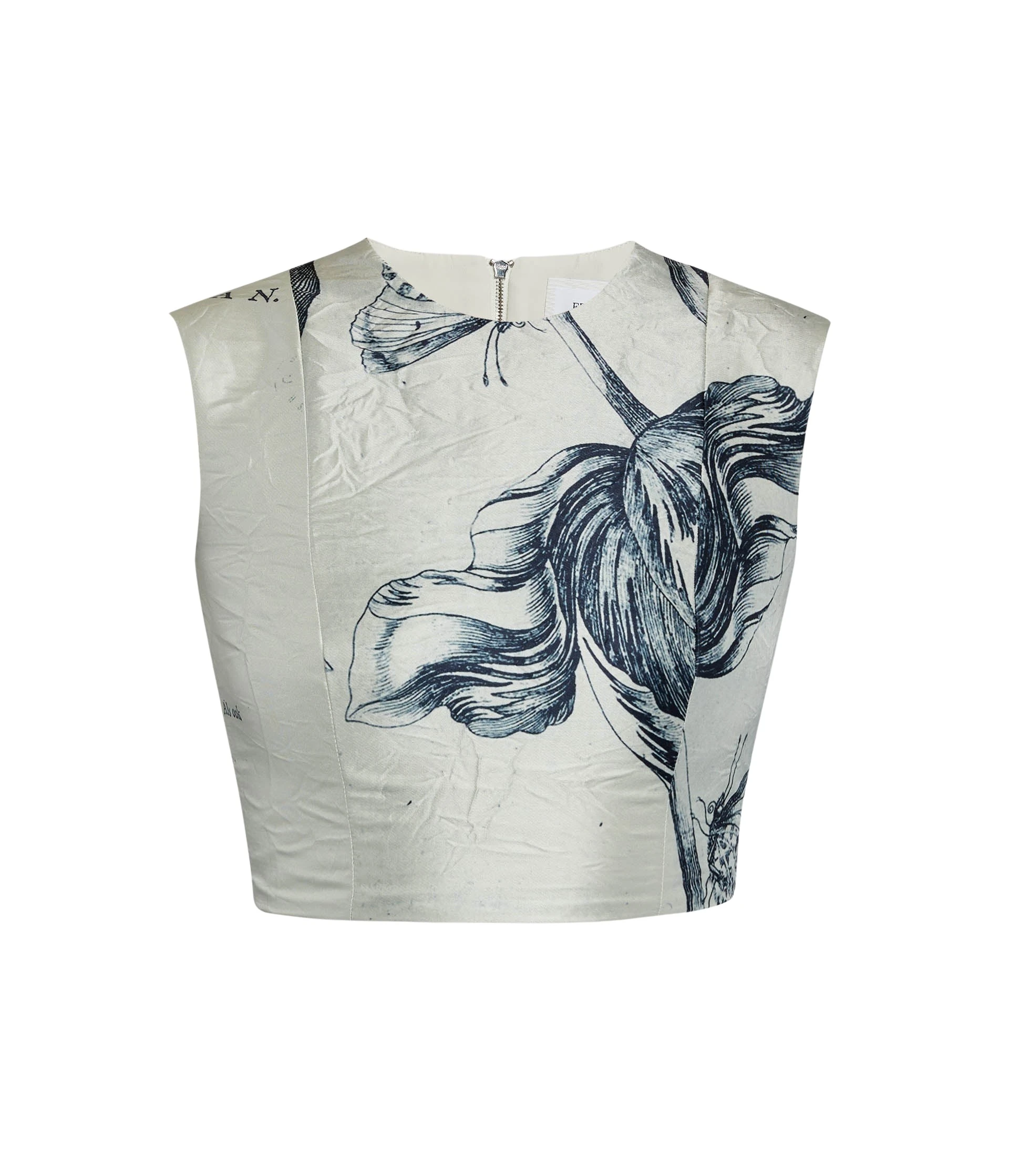 Erdem-Floral-Print-Textured-Satin-Bodice-Top-coveti71549_nobg Erdem Floral Print Textured Satin Bodice Top - Tops - British Romantic Luxury at Luxury Shoes
