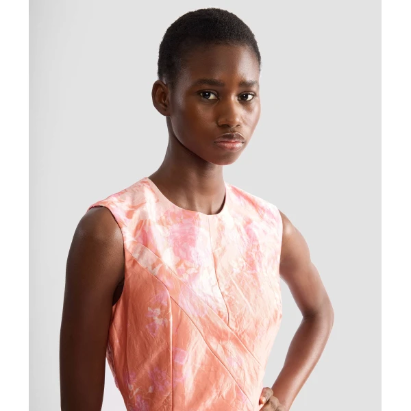 Erdem Floral Print Textured Satin Hourglass Gown - Dresses - British Romantic Luxury at Luxury Shoes 