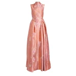 Erdem Floral Print Textured Satin Hourglass Gown - Dresses - British Romantic Luxury at Luxury Shoes 