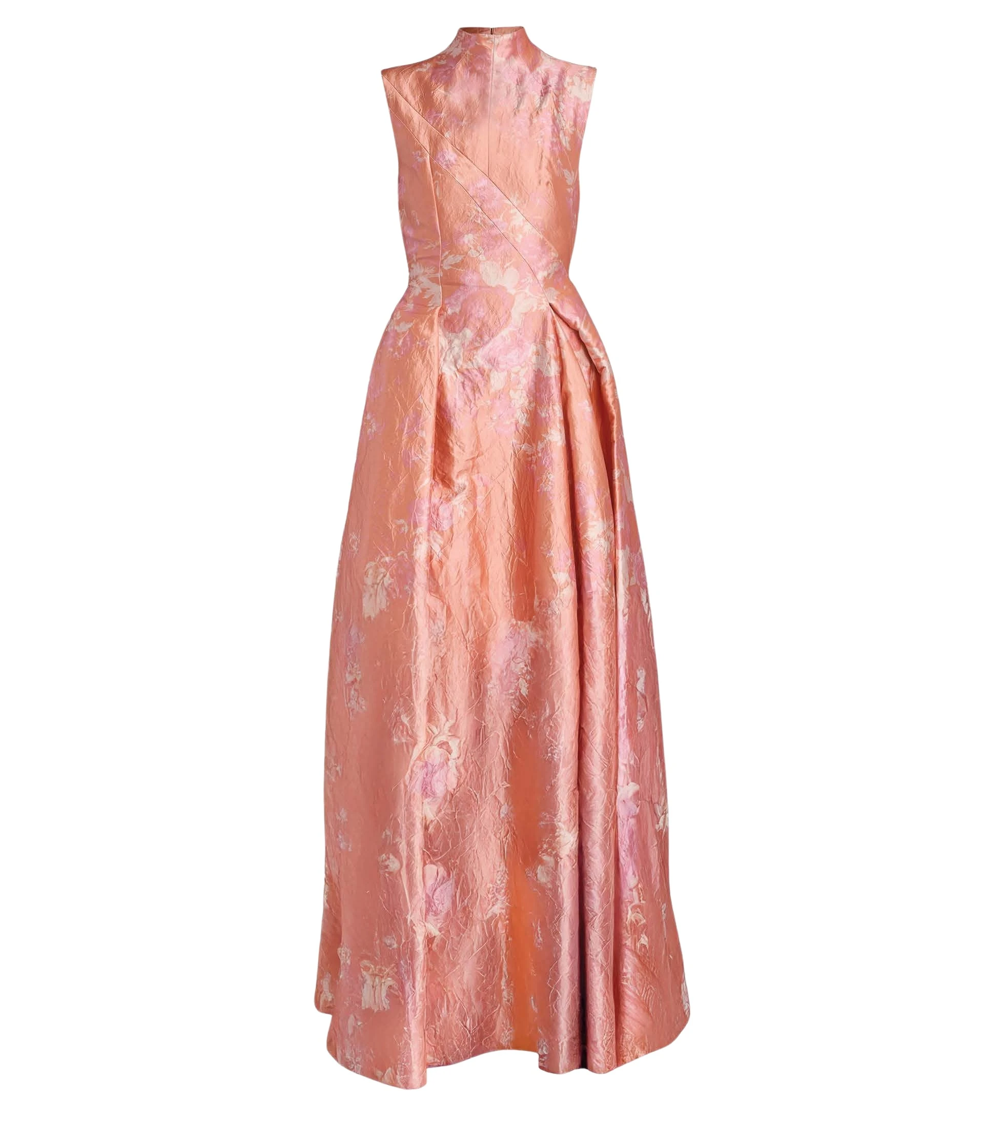 Erdem-Floral-Print-Textured-Satin-Hourglass-Gown-coveti14922_nobg Erdem Floral Print Textured Satin Hourglass Gown - Dresses - British Romantic Luxury at Luxury Shoes
