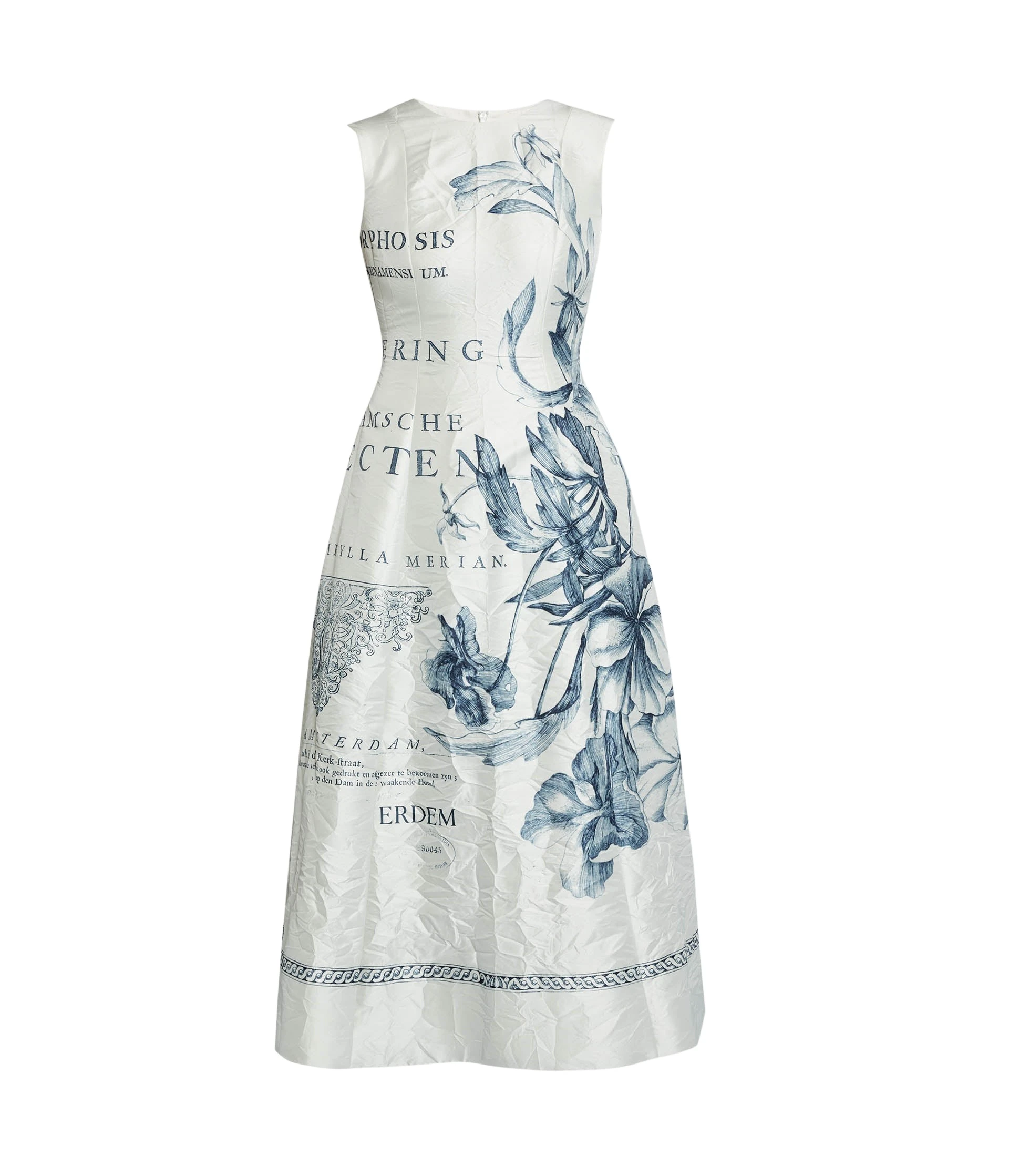 Erdem-Floral-Print-Textured-Satin-Midi-Dress-coveti-272401_nobg Erdem Floral Print Textured Satin Midi Dress - Dresses - British Romantic Luxury at Luxury Shoes