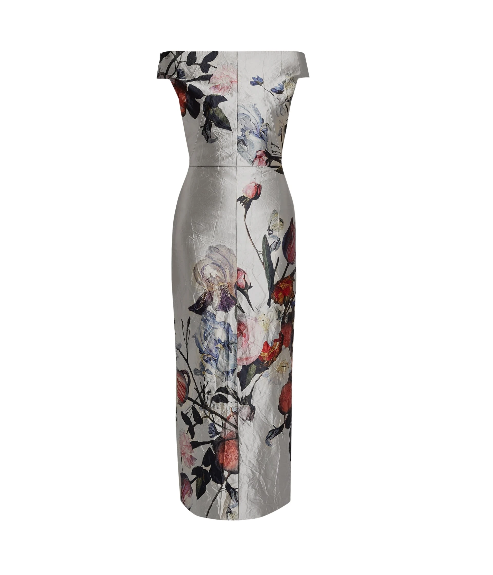 Erdem-Floral-Print-Textured-Satin-Off-The-Shoulder-Gown-coveti65337_nobg Erdem Floral Print Textured Satin Off The Shoulder Gown - Dresses - British Romantic Luxury at Luxury Shoes