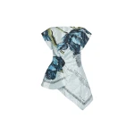 Erdem Floral Print Textured Satin Short Sleeve Blouse - Tops - British Romantic Luxury at Luxury Shoes 