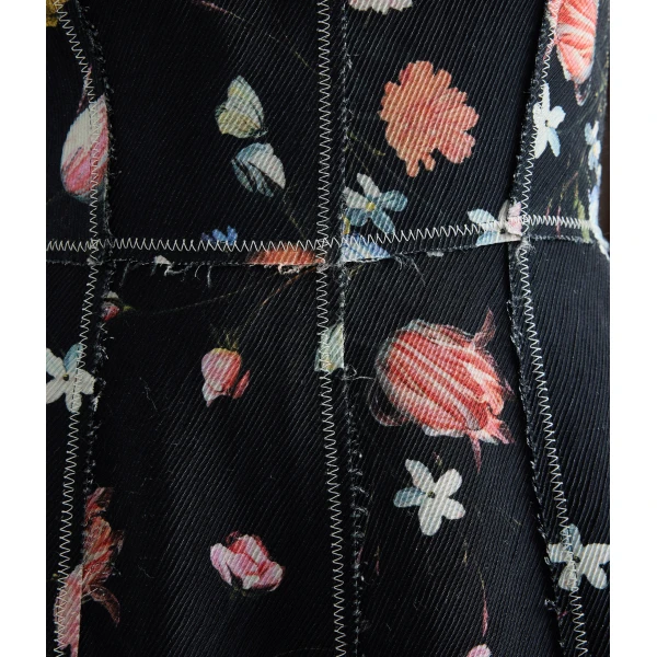 Erdem Floral Print Textured Twill Sleeveless Midi Dress - Dresses - British Romantic Luxury at Luxury Shoes 